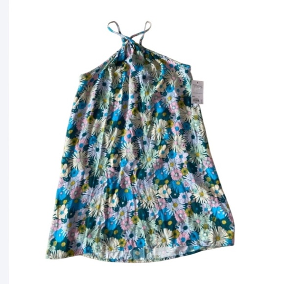SO Dresses & Skirts - 3/$24 SO dress Halter neck swing mini dress floral print dress boho M jr